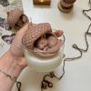 شمع جار شیشه ای سنجاب