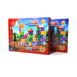بلوک های خانه سازی 320 قطعه سلام بازی